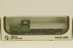 Маз-200, борт, зеленый/серый, АвтоИстория 1:43