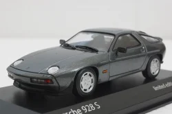 Porsche 928 S, 1978 grey metallic, 943068123, Minichamps 1:43