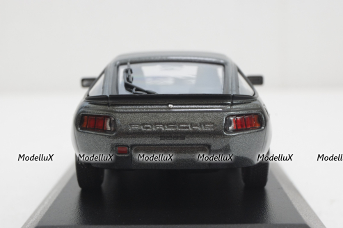 Porsche 928 S, 1978 grey metallic, 943068123, Minichamps 1:43