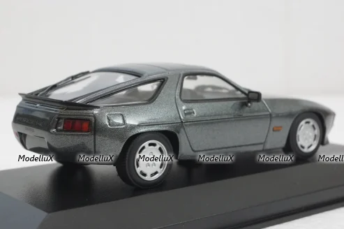 Porsche 928 S, 1978 grey metallic, 943068123, Minichamps 1:43