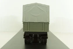 Bussing 8000 with trailer "Deutsche Bundespost" telecommunications services, grey, Schuco 1:43