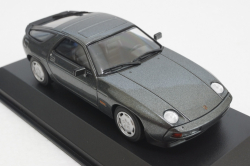 Porsche 928 S, 1978 grey metallic, 943068123, Minichamps 1:43