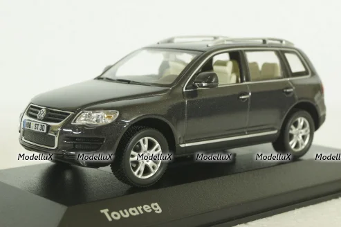 Volkswagen Touareg, dark grey, 7L0099300GPR7M, Minichamps 1:43