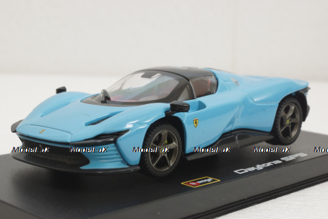 Ferrari Daytona SP3 Closed Top 2022 blue, 18-36914, Burago 1:43