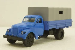 УралЗис-355М, борт с тентом, голубой, АвтоИстория 1:43