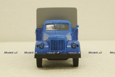 УралЗис-355М, борт с тентом, голубой, АвтоИстория 1:43