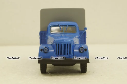 УралЗис-355М, борт с тентом, голубой, АвтоИстория 1:43