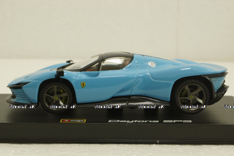 Ferrari Daytona SP3 Closed Top 2022 blue, 18-36914, Burago 1:43