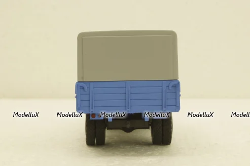 УралЗис-355М, борт с тентом, голубой, АвтоИстория 1:43