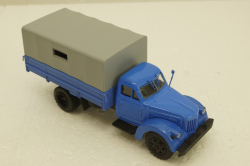 УралЗис-355М, борт с тентом, голубой, АвтоИстория 1:43