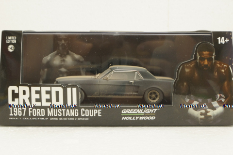 Ford Mustang Coupe 1967 Movie Creed II (2018), 86621, Greenlight 1:43