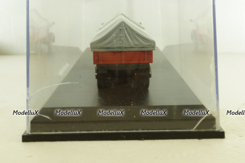 Magirus S 6500 with trailer, red, 03162, Schuco 1:43