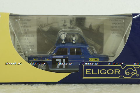 Renault 8 Gordini #71 winner Rally Maroc 1968, 101110, ELIGOR 1:43 Уценка!