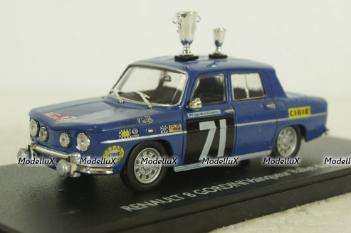 Renault 8 Gordini #71 winner Rally Maroc 1968, 101110, ELIGOR 1:43 Уценка!