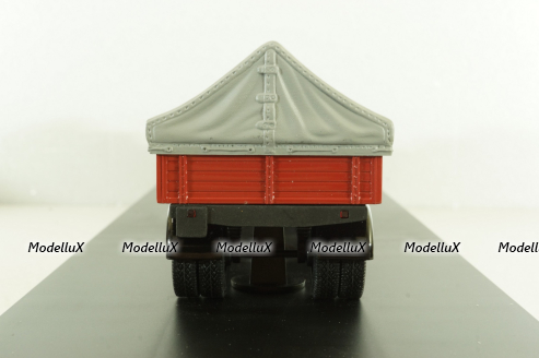 Magirus S 6500 with trailer, red, 03162, Schuco 1:43