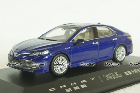 Toyota Camry (XV80) 2018 8-generation, blue, Paudi 1:43