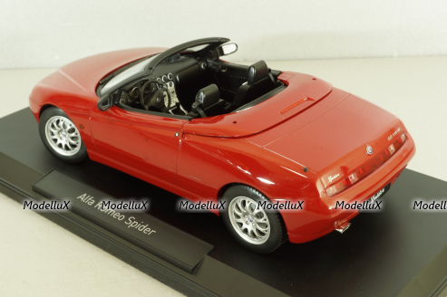 Alfa Romeo Spider 1999, red, 187852, Norev 1:18