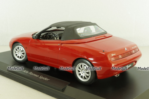 Alfa Romeo Spider 1999, red, 187852, Norev 1:18
