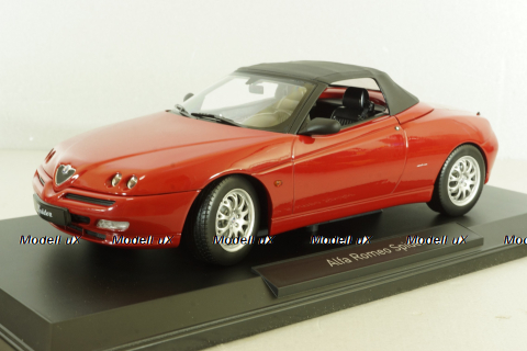 Alfa Romeo Spider 1999, red, 187852, Norev 1:18