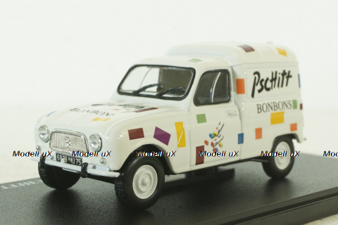 Renault R4 Van Fourgonnette Pschitt 1962, Hachette 1:43
