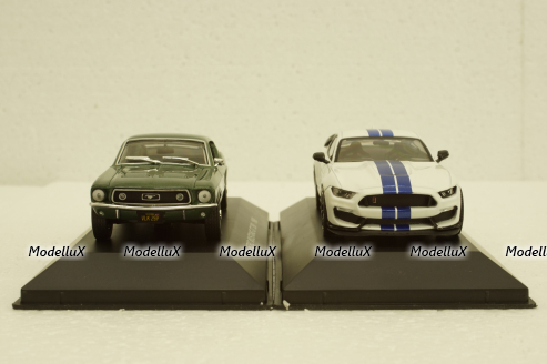 Ford Mustang GT390 + Ford Mustang Shelby GT350R (2016), Ford Mustang Collection #1, 1:43 Набор!