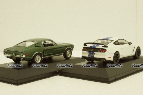 Ford Mustang GT390 + Ford Mustang Shelby GT350R (2016), Ford Mustang Collection #1, 1:43 Набор!