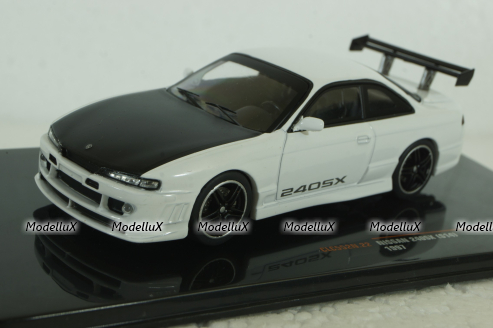 Nissan 240SX 1997, white, CLC552, IXO 1:43