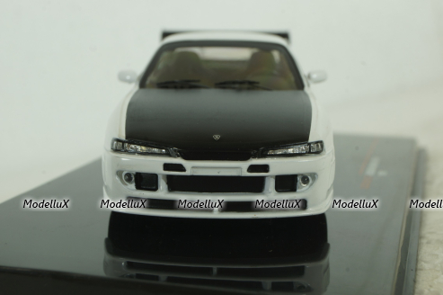 Nissan 240SX 1997, white, CLC552, IXO 1:43