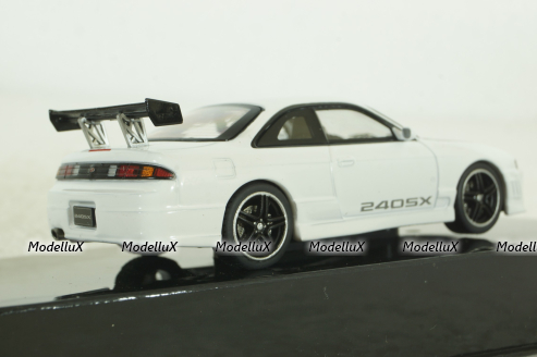 Nissan 240SX 1997, white, CLC552, IXO 1:43
