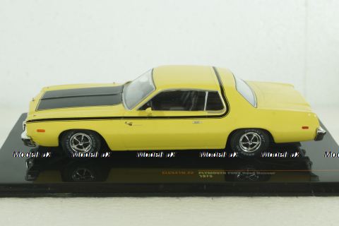 Plymouth Road Runner 1975, yellow, CLC541, IXO 1:43