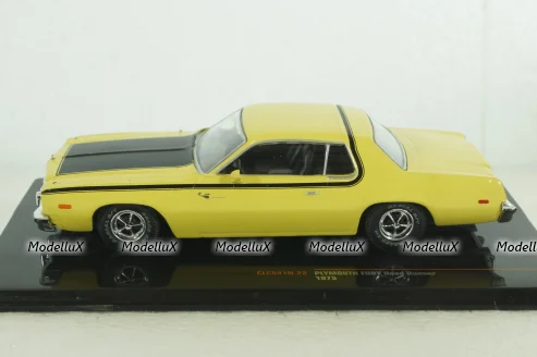 Plymouth Road Runner 1975, yellow, CLC541, IXO 1:43