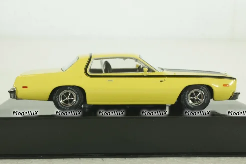 Plymouth Road Runner 1975, yellow, CLC541, IXO 1:43