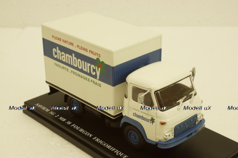 Saviem SG 2 MB 38 Fourgon frigorifique Chambourcy (1969), Hachette 1:43