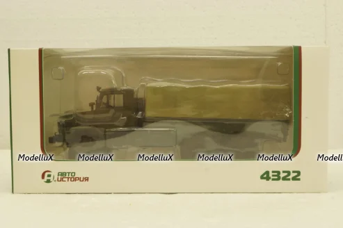 Урал-4322, борт с тентом, АвтоИстория 1:43