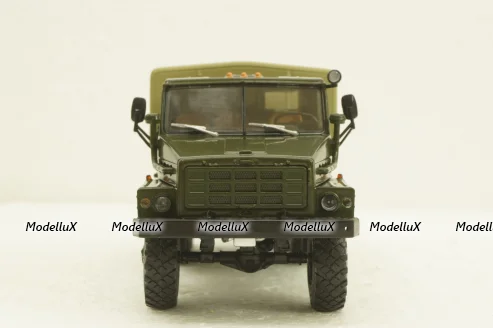 Урал-4322, борт с тентом, АвтоИстория 1:43
