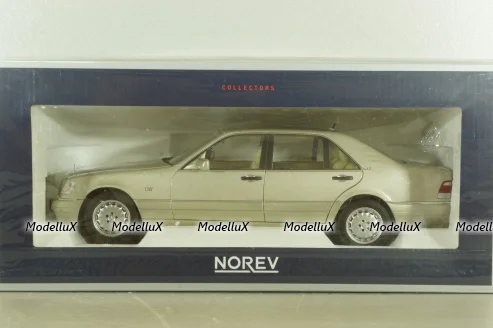 Mercedes S600 (W140) 1997 champagne-silver, 183723, Norev 1:18