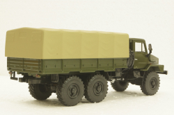 Урал-4322, борт с тентом, АвтоИстория 1:43