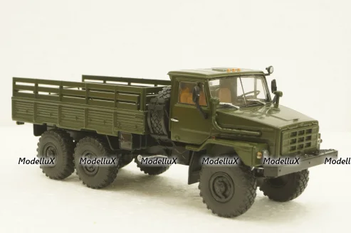 Урал-4322, борт с тентом, АвтоИстория 1:43