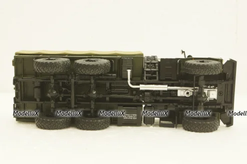 Урал-4322, борт с тентом, АвтоИстория 1:43