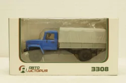 Газ-3308, борт с тентом, АвтоИстория 1:43