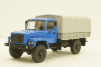 Газ-3308, борт с тентом, АвтоИстория 1:43
