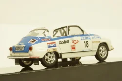 Saab 96 V4, No.18, 1000 Lakes Rally, J.Vilkas/J.Soini, 1976, RAC378B, IXO 1:43