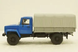 Газ-3308, борт с тентом, АвтоИстория 1:43