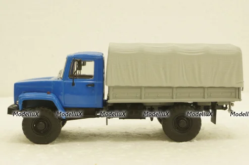 Газ-3308, борт с тентом, АвтоИстория 1:43