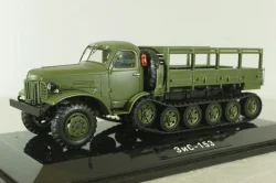 Зис-153 полугусенечный бортовой, хаки, TruckTyr 1:43