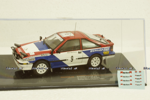Nissan 200 SX No.9 Rallye Cote d Ivoire, H.Kirkland/R.NIxon 1987, RAC402A, IXO 1:43