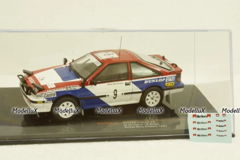 Nissan 200 SX No.9 Rallye Cote d Ivoire, H.Kirkland/R.NIxon 1987, RAC402A, IXO 1:43