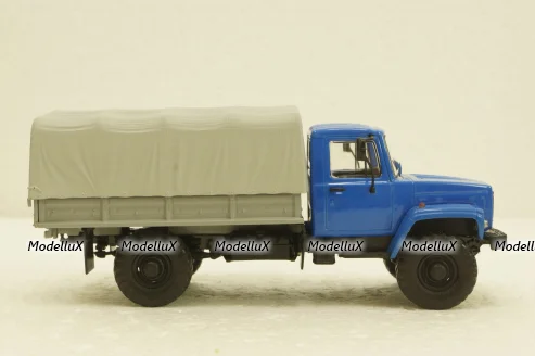 Газ-3308, борт с тентом, АвтоИстория 1:43