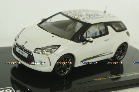 Citroen DS3 "Kenzo" 2010, white, MOC120, IXO 1:43