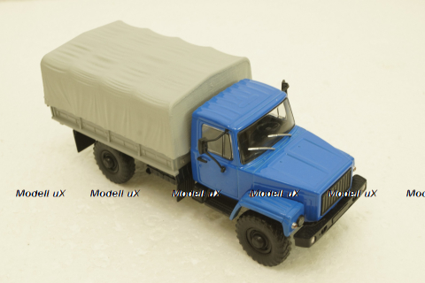 Газ-3308, борт с тентом, АвтоИстория 1:43